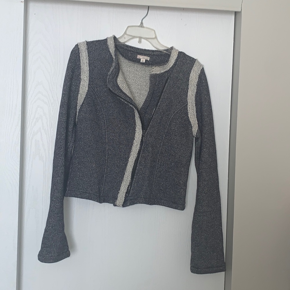 Gap Designed & Crafted cropped jacket zips up